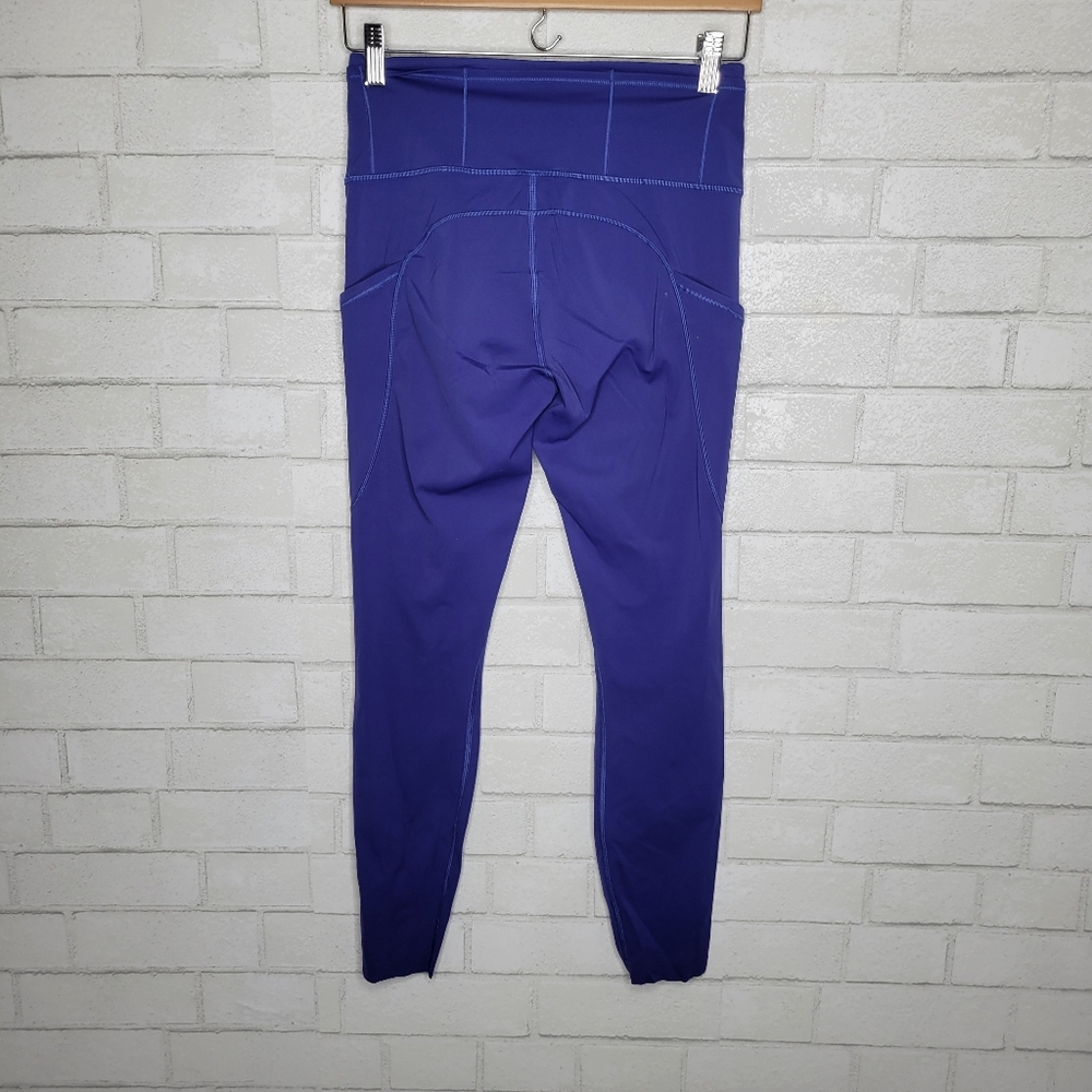 Lululemon Athletica Blue High Waist Active Leggings - Picture 5 of 5